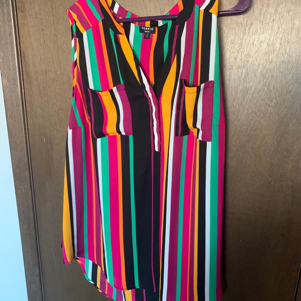 Colorful torrid blouse